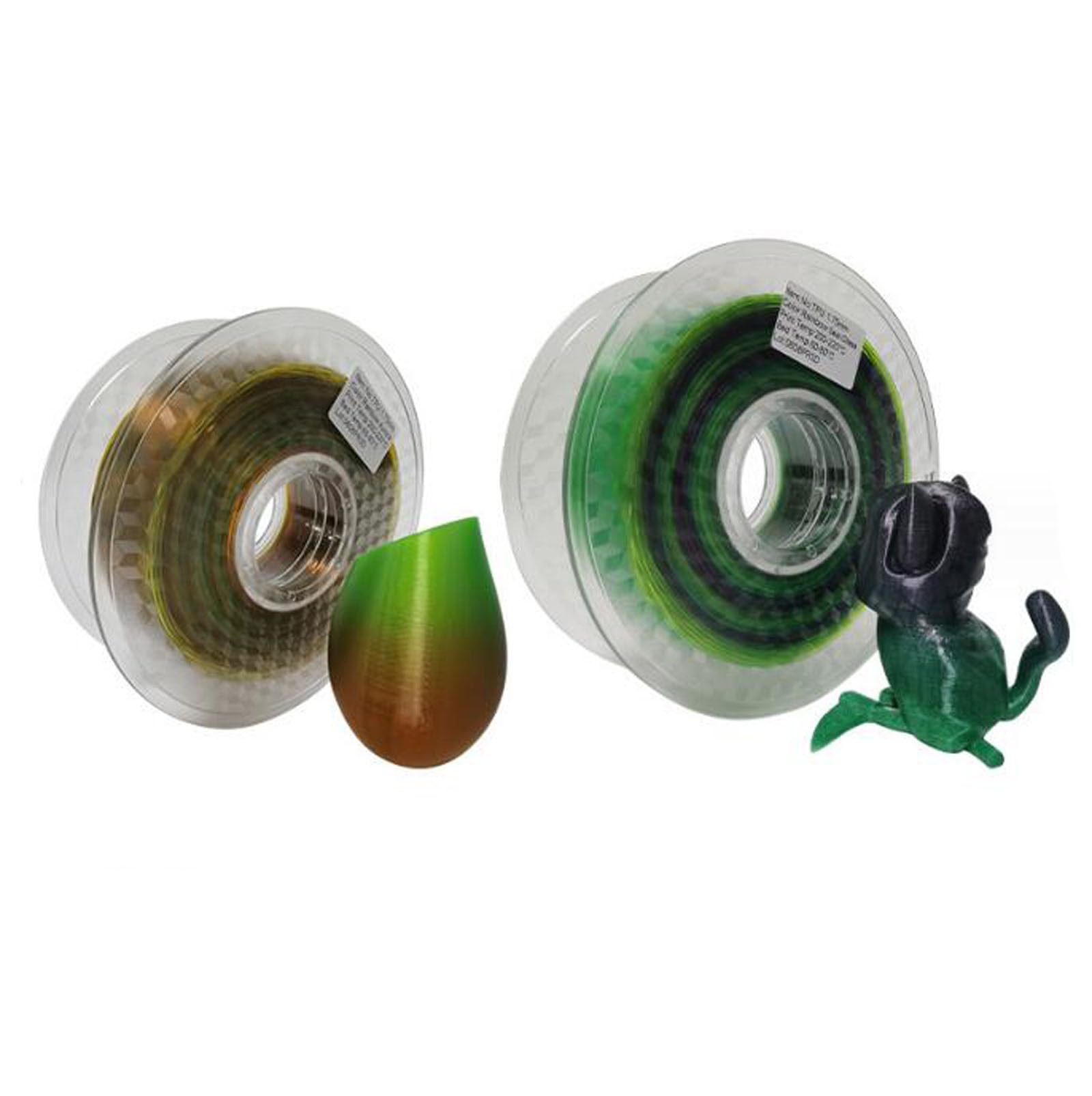 TPU Rainbow Verbrauchsmaterialien, Multi -Farb -Gradient 3D -Drucklinie, Filament 1 Kg, Aurora 1,75 -Mm -Drucker Verbrauchsmaterialien,Blau