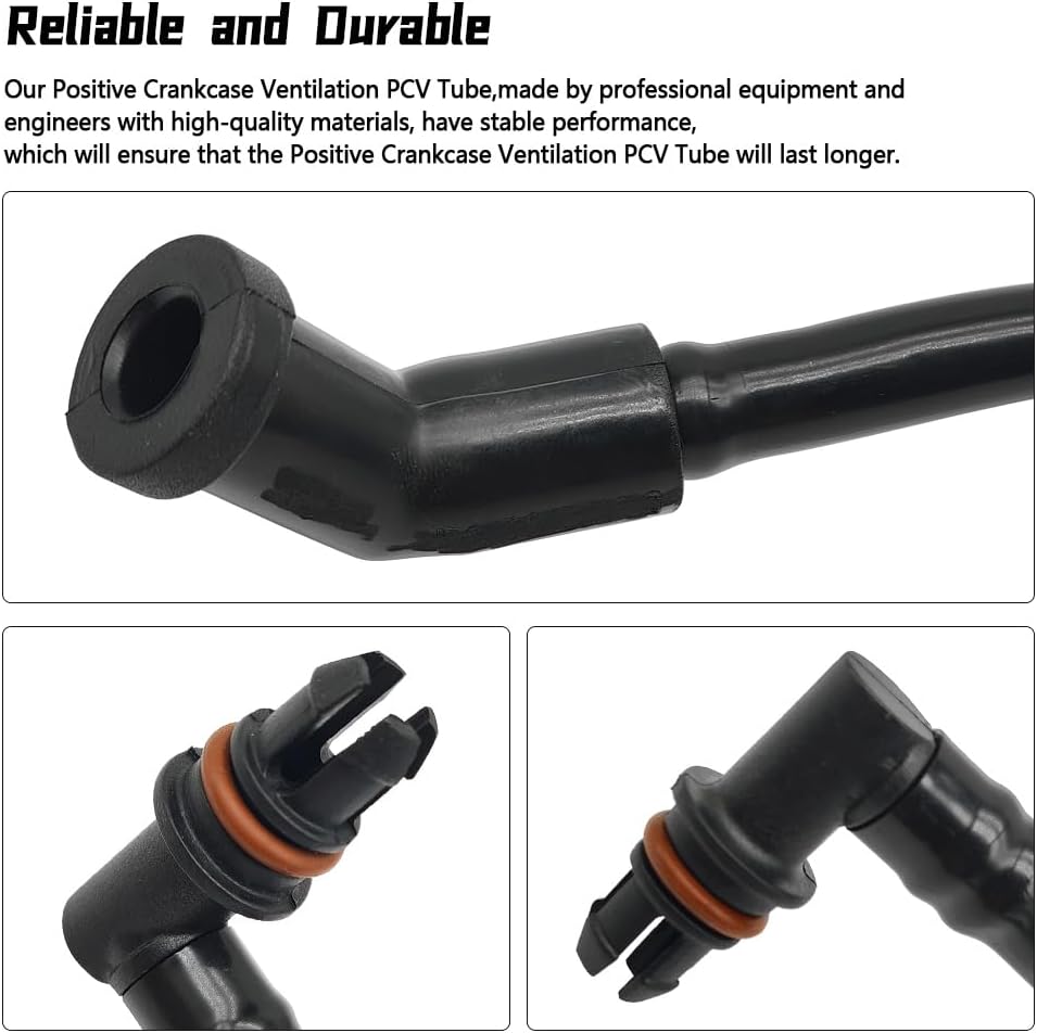 PCV Valve Hose 12607406 19435539 Fit for Chevy Silverado Colorado Fit for GMC Savana Sierra 1500 Fit for Hummer H3 H3T