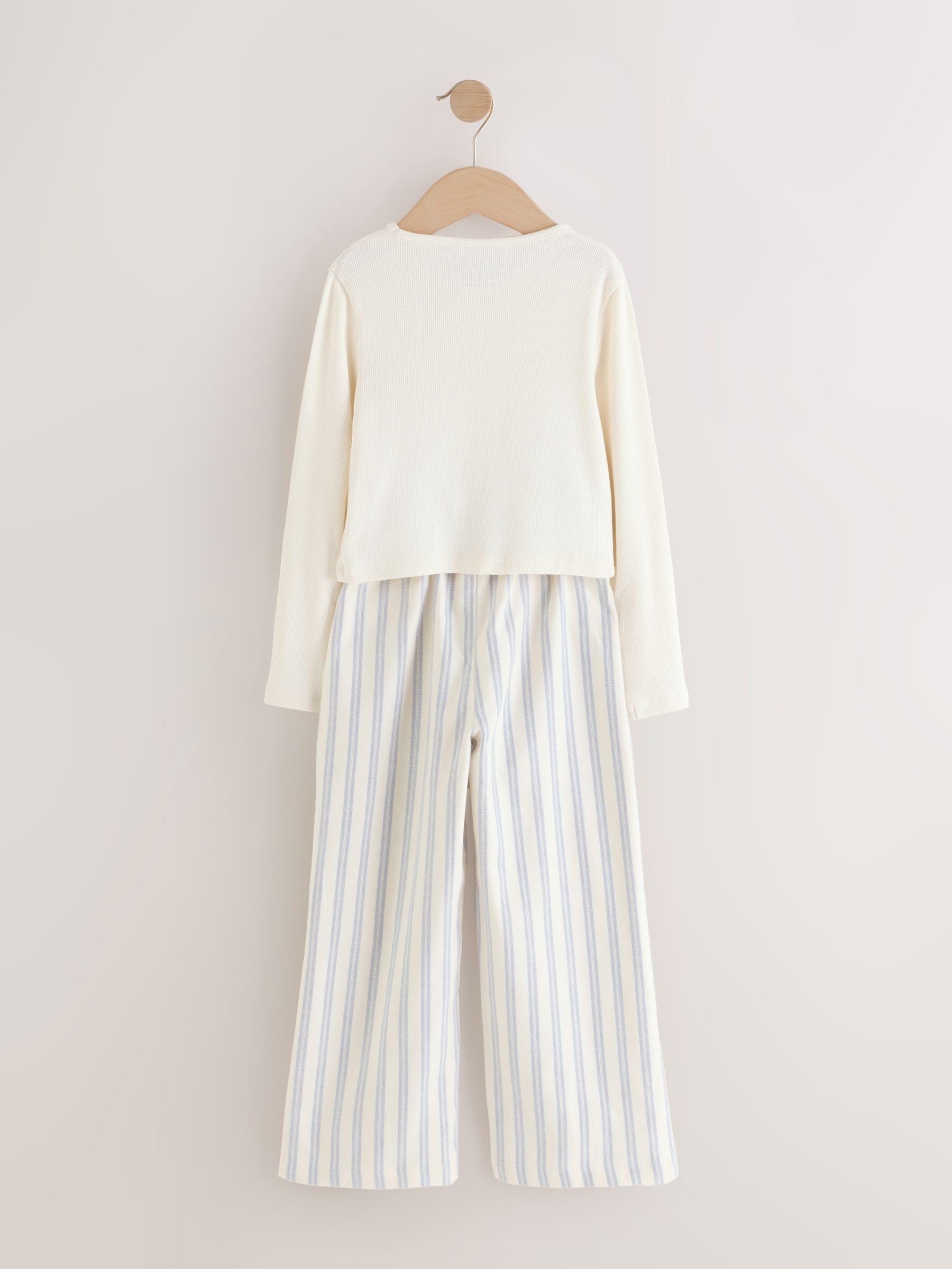 NEXT Mädchen Karierte Pyjamashorts aus Webstoff, 2er-Pack
