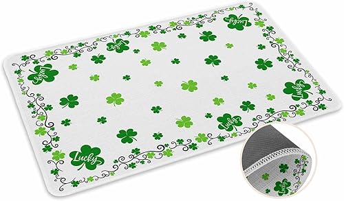 Vista 63 de Tapete de Feliz Navidad, tapete antideslizante para puerta delantera, baño, cocina, dormitorio, patio, entrada, 16 x 24 pulgadas, rojo, negro y verde