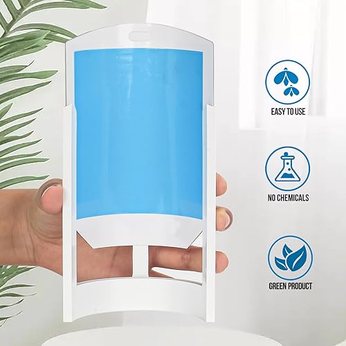 Miniatura 2 de Recambios de trampa, kit de repuesto de trampa de insectos voladores sin dispositivo, 4 tarjetas de pegamento, cada tarjeta de pegamento dura hasta