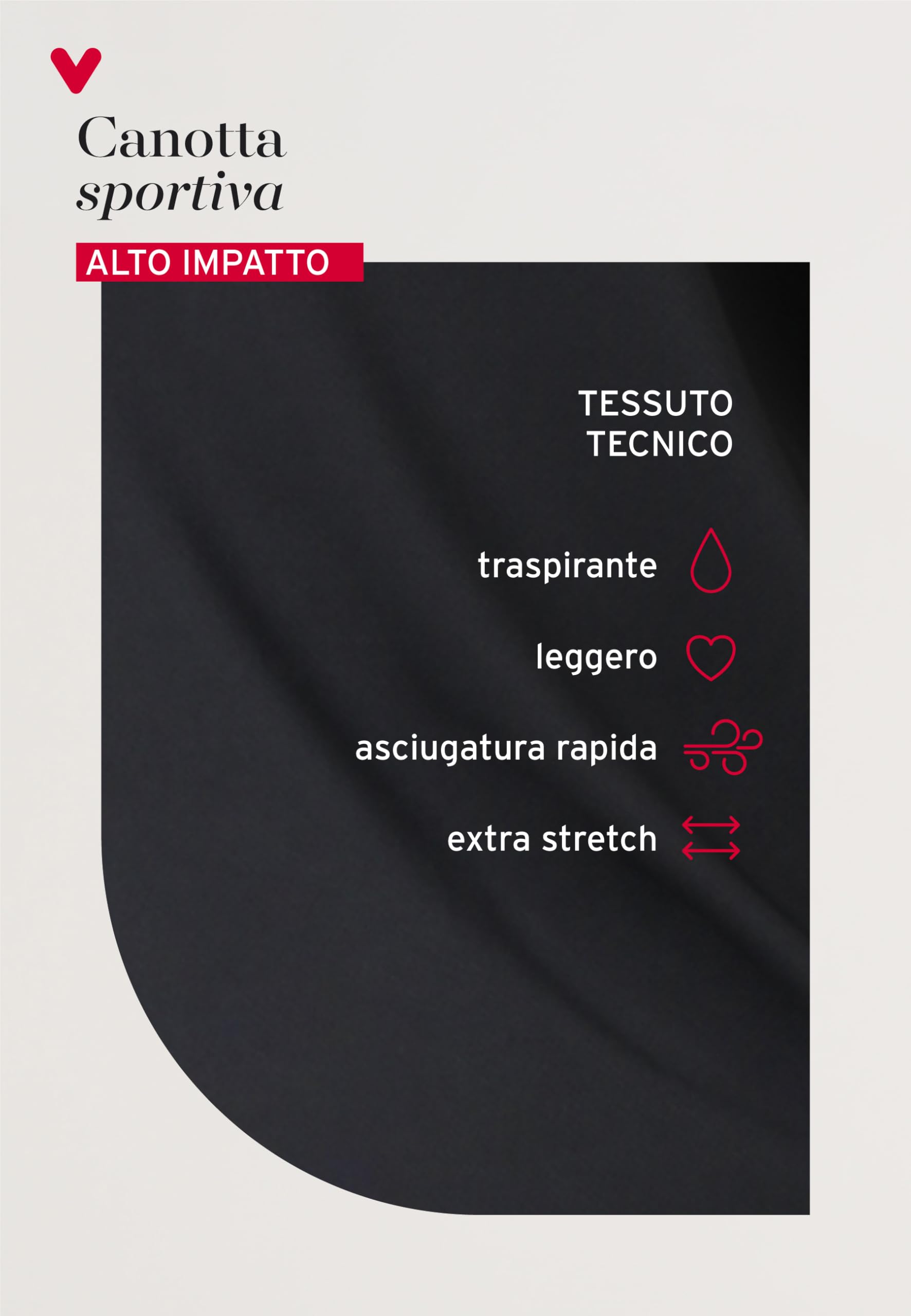 Lovable Sportiva Spalla Larga - Leggera, Traspirante, Asciugatura Rapida, Elasticizzata - Fitness Allenamento - Active Comfort Canotta Donna (Pacco da 1)