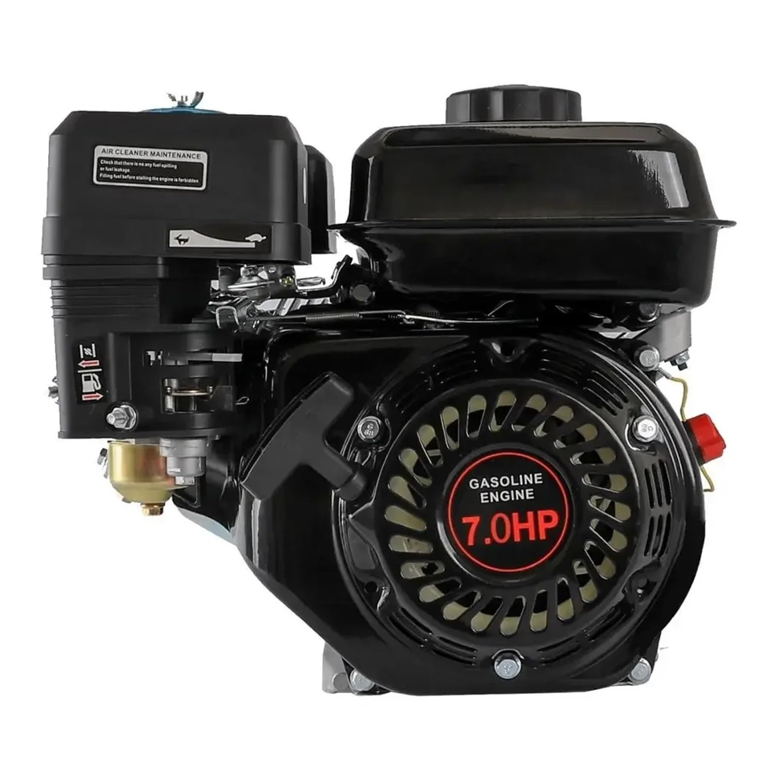 Minimoto Quitanieves con Motor Horizontal OHV De 7,5 HP Y Gasolina Rendimiento Potente