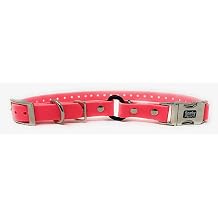 3/4" Waterproof Biothane Bungee E Collar Receiver Replacement Strap- 3/4" x 28" Pink