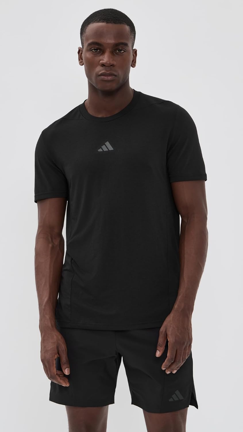 Adidas Mens Designed for Training Workout T-Shirt - Image 2