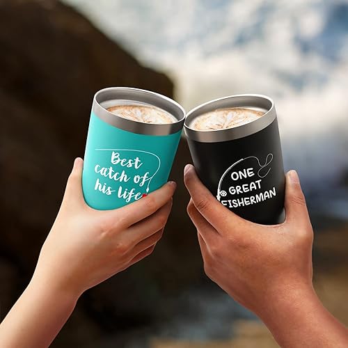 Miniatura 5 de LiqCool Vaso de viaje para él y ella, 20 onzas, regalo perfecto para bodas, aniversarios o parejas, la mejor captura de su vida
