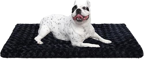 Tapete lavable para cama de perro, suave y esponjoso, con parte inferior antideslizante, para perros grandes, jumbos, medianos y pequeños, 29 x 18
