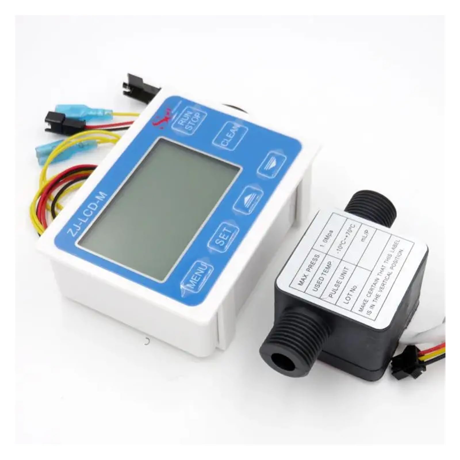 Medidor de flujo de agua Pantalla Digital G1/2, Sensor De Flujo De Aceite Y Combustible Líquido, Medidor De Líquido Y Aceite De Agua, Medidor De Flujo, Controlador Cuantitativo Totameter Estable y con