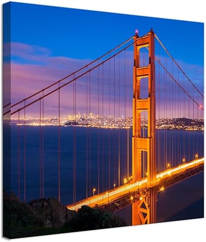 Arte de pared de puente de la torre norte del puente Golden Gate para oficina, sala de estar, dormitorio, decoración del hogar, puente de puerta