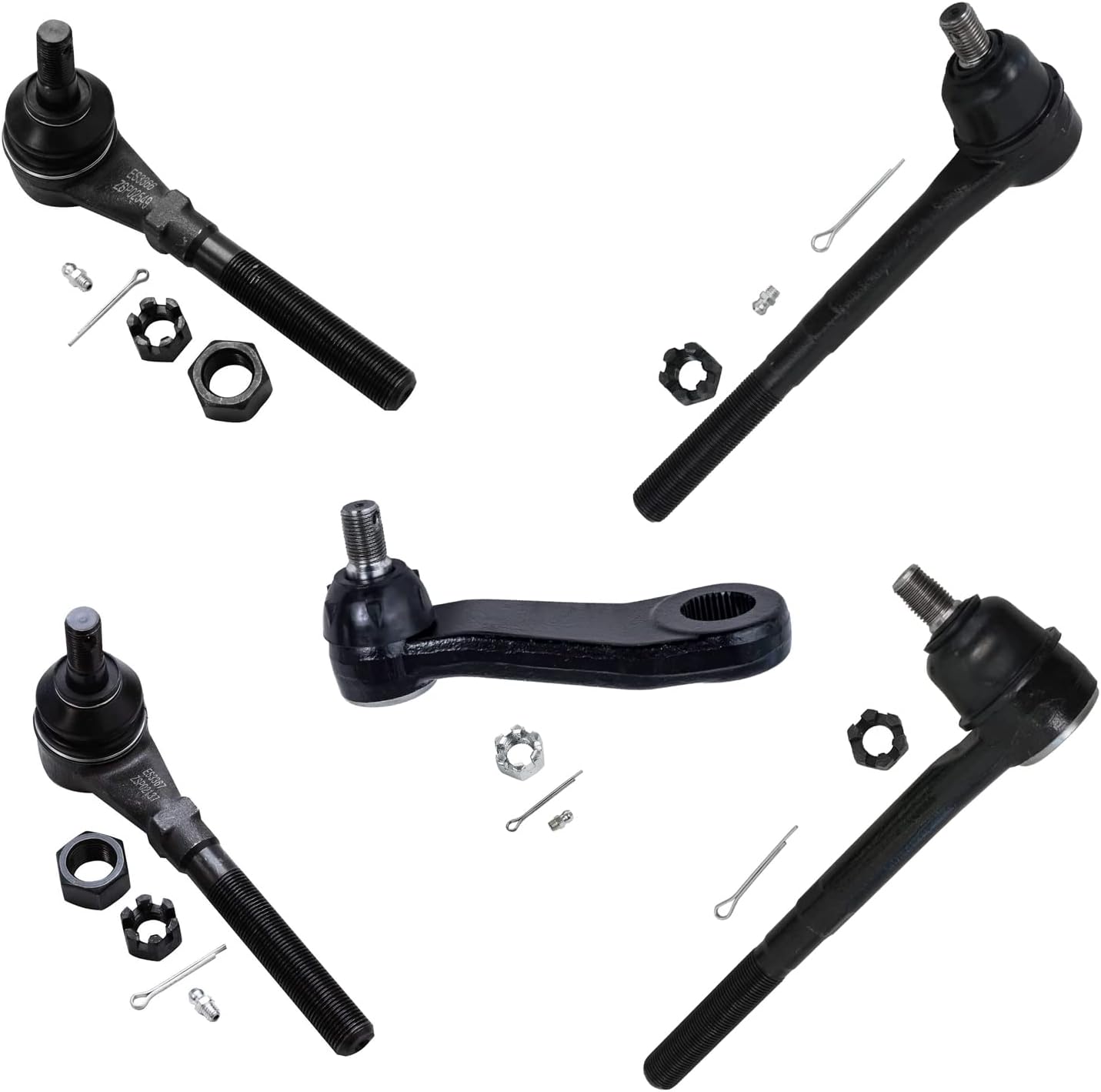 Detroit Axle - 13pc RWD Front End Suspension Kit for Ford F-150 F-250 Expedition Lincoln Blackwood Navigator, Upper Control Arms Lower Ball Joints Sway Bars Tie Rods Pitman Arms Replacement