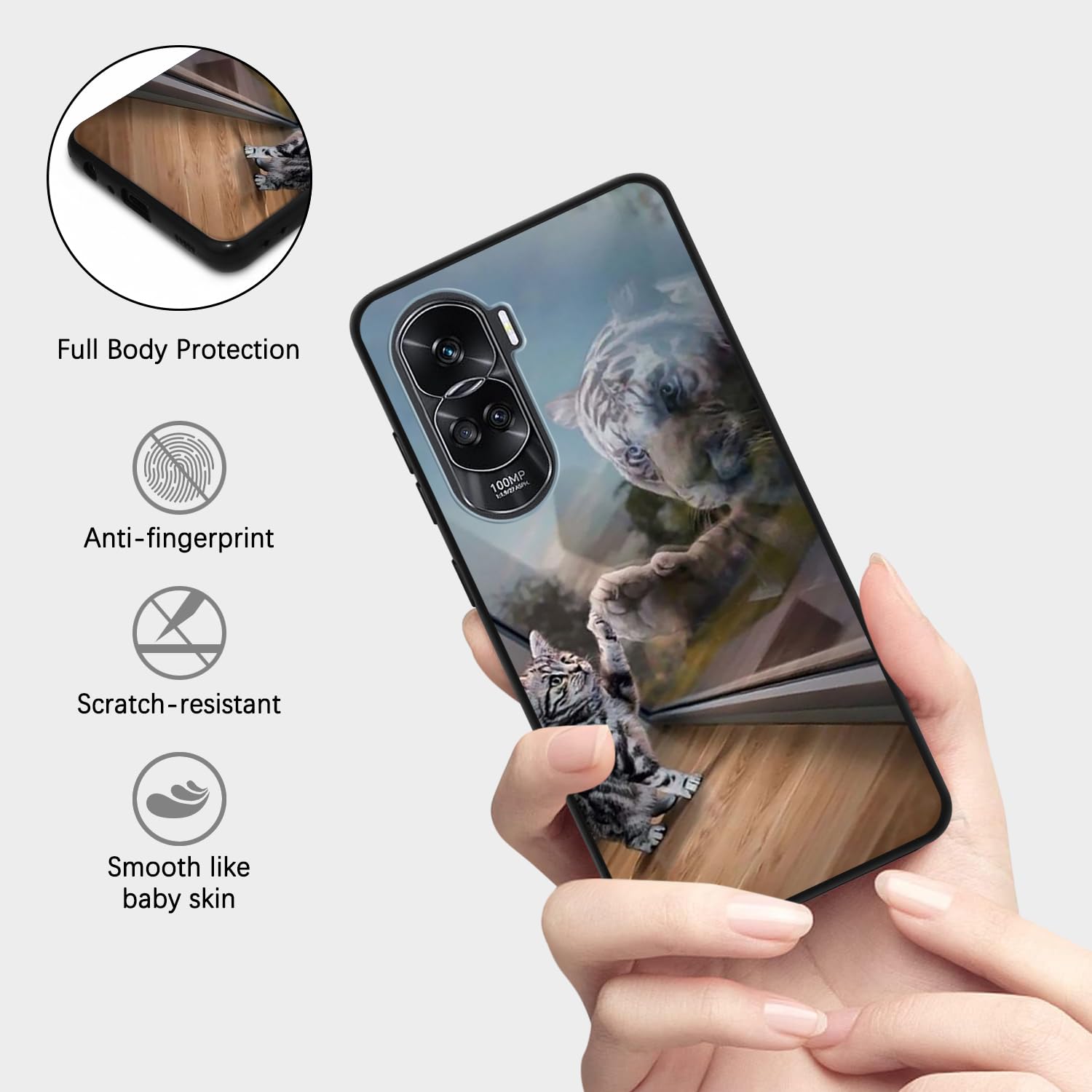 Coque Pour Honor 90 Lite 5G Noir Silicone Souple Housse Avec