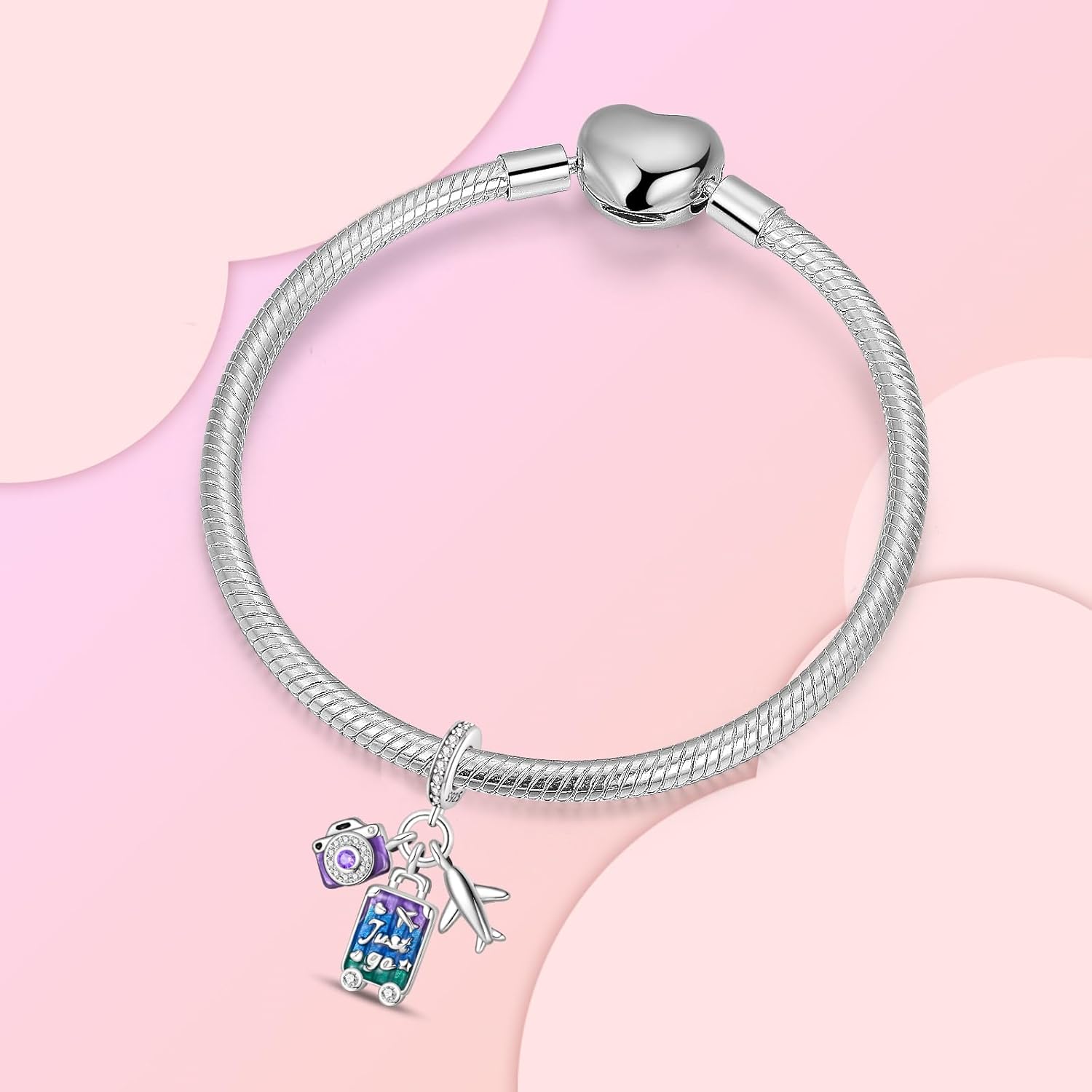 Coffee Cup Computer Dangle Pendants Beads Perfume Bottle Dragon Charms 925 Sterling Silver Bead Fits Women's Charm Bracelet & Necklace Jewelry Gifts for Women - Image 2