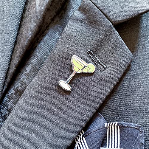 Image of Classic Cocktail Cute Enamel Pins for Bartender Aprons, Jackets, Backpacks and Purses, Shirt and Suit Lapels, Button Badges Brooch Fashion Jewelry