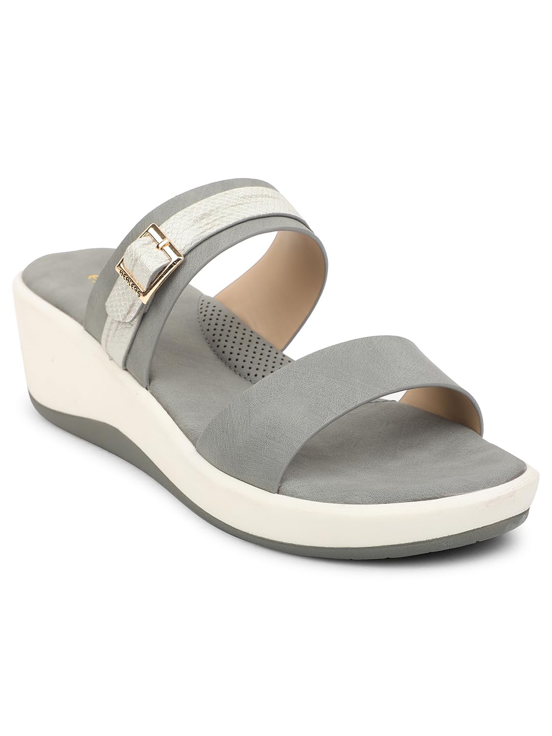 liberty Healers SSAL 8 Casual Wedge Heel Sandal For Women With PU Sole | Stylish and Comfortable | Durable Summer Footwear for Outdoor Indoor | Lightweight Cushioned Footbed-picture-19
