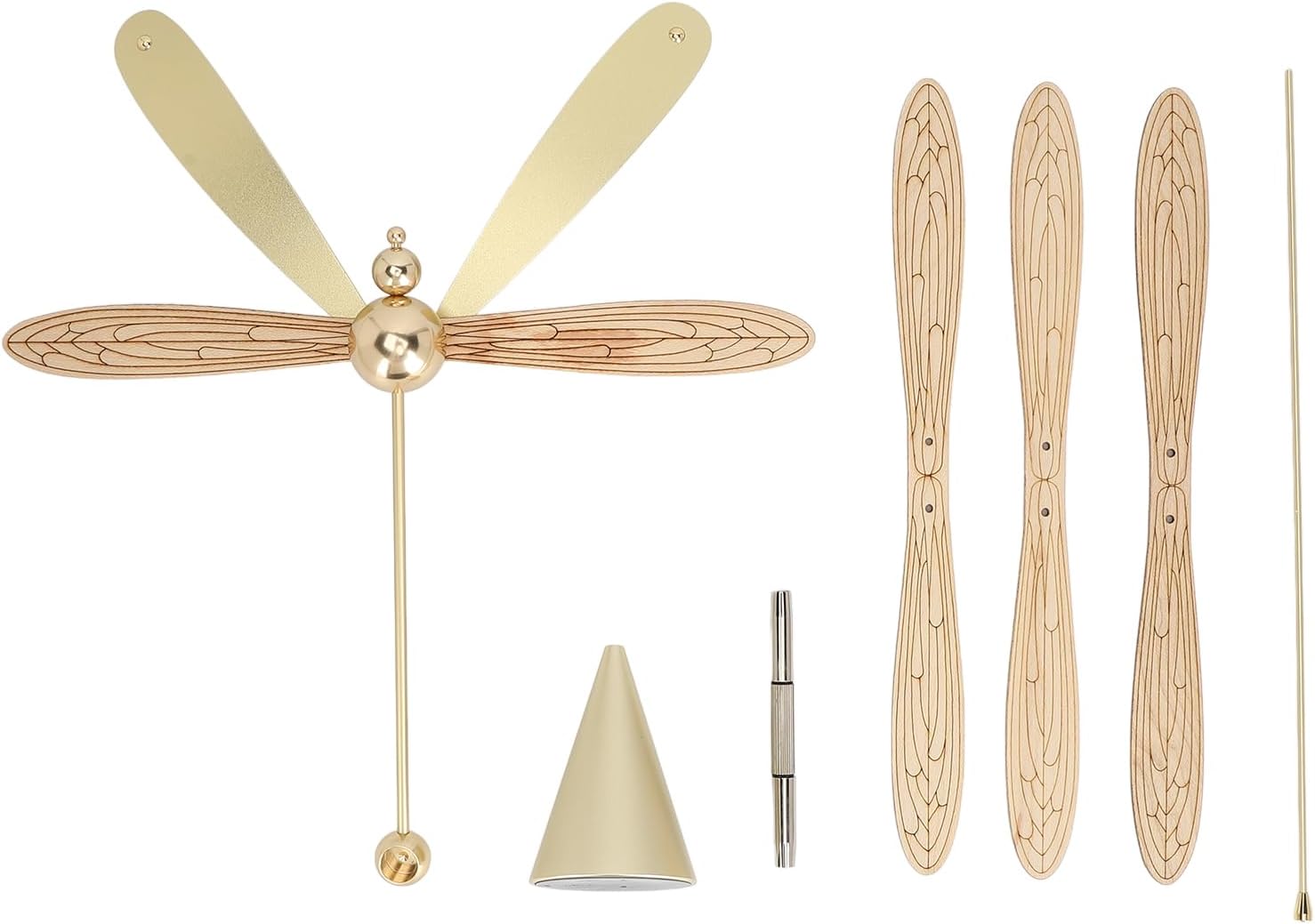 Dragonfly Aromatherapy Diffuser Relaxing for Home Office Study (Matte Gold)
