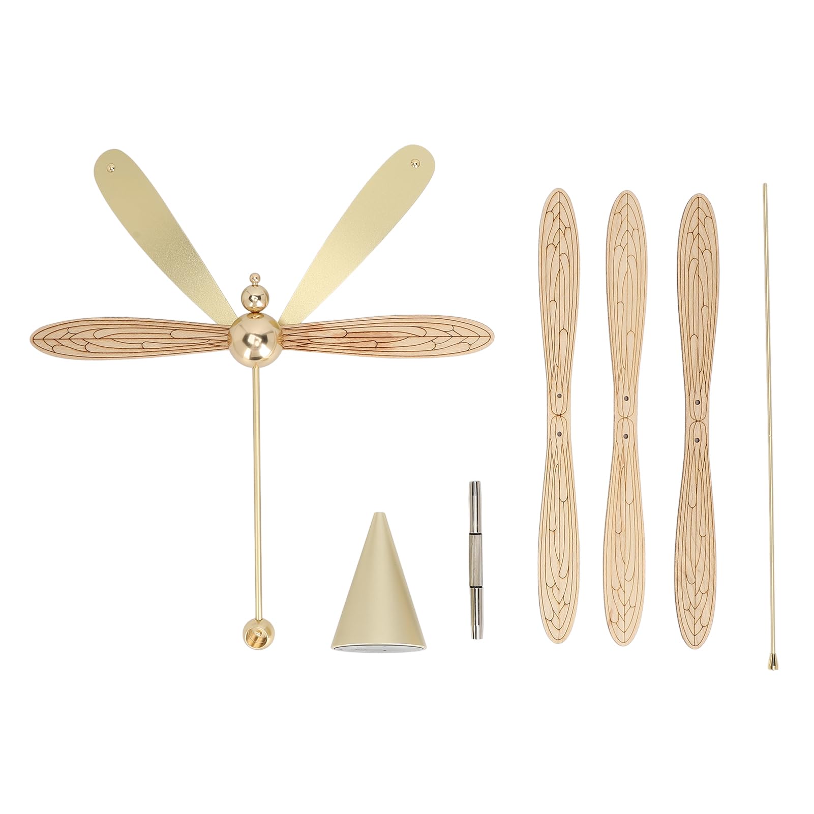 Generic Difusor de Aromaterapia Dragonfly Difusor de Aceites Esenciales Elegante y Funcional para la Relajación en el Dormitorio de la Sala de Estar (Oro Mate)