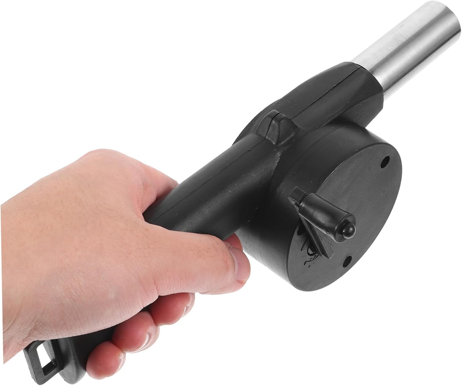 Outdoor Hand Blower Portable Manual Fire Blower for Barbecue Camping and Fireplace Use Comfortable Grip for Efficient Grilling