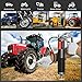 MATCC Grease Gun Heavy Duty Pistol Grip Automotive Grease Gun Kits 7000psi with Grease Gun Fittings 18inch Flex Hose,2 Metal Pipe,2 Reinforced Coupler Grease Gun Tip