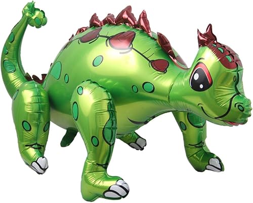 Miniatura 14 de Globos de dinosaurio de pie con diseño de tiranosaurio para fiesta de cumpleaños, baby shower. Kit de decoración de suministros inflables para 3d