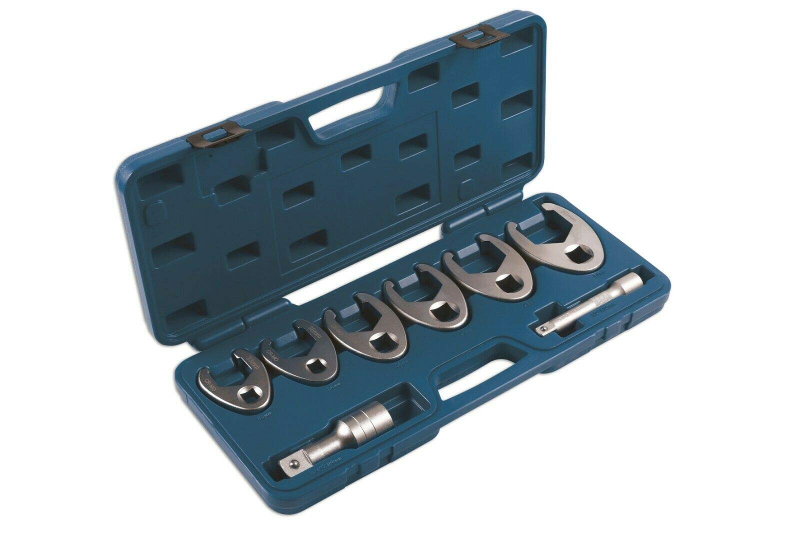 Laser 7476 Crows Foot Wrench Set 1/2"D, 3/4"D 8pc, Chrome - Image 4