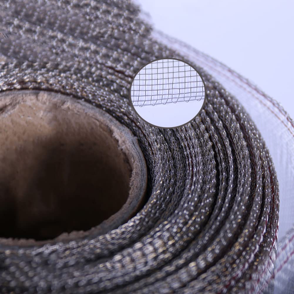 Lot de 20 tamis en maille d'acier tissé antirouille avec trou de 1 mm 1 x 8 m Polyvalents pour des formes personnalisées et des applications durables