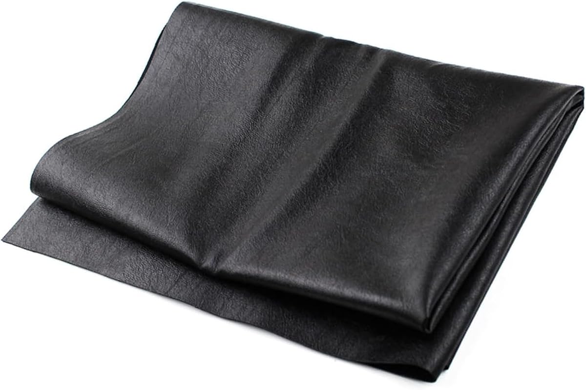 Funda para asiento de motocicleta, protector de asiento de cuero elástico, funda impermeable para cojín de moto DIY, universal para motocicleta scooter (negro)