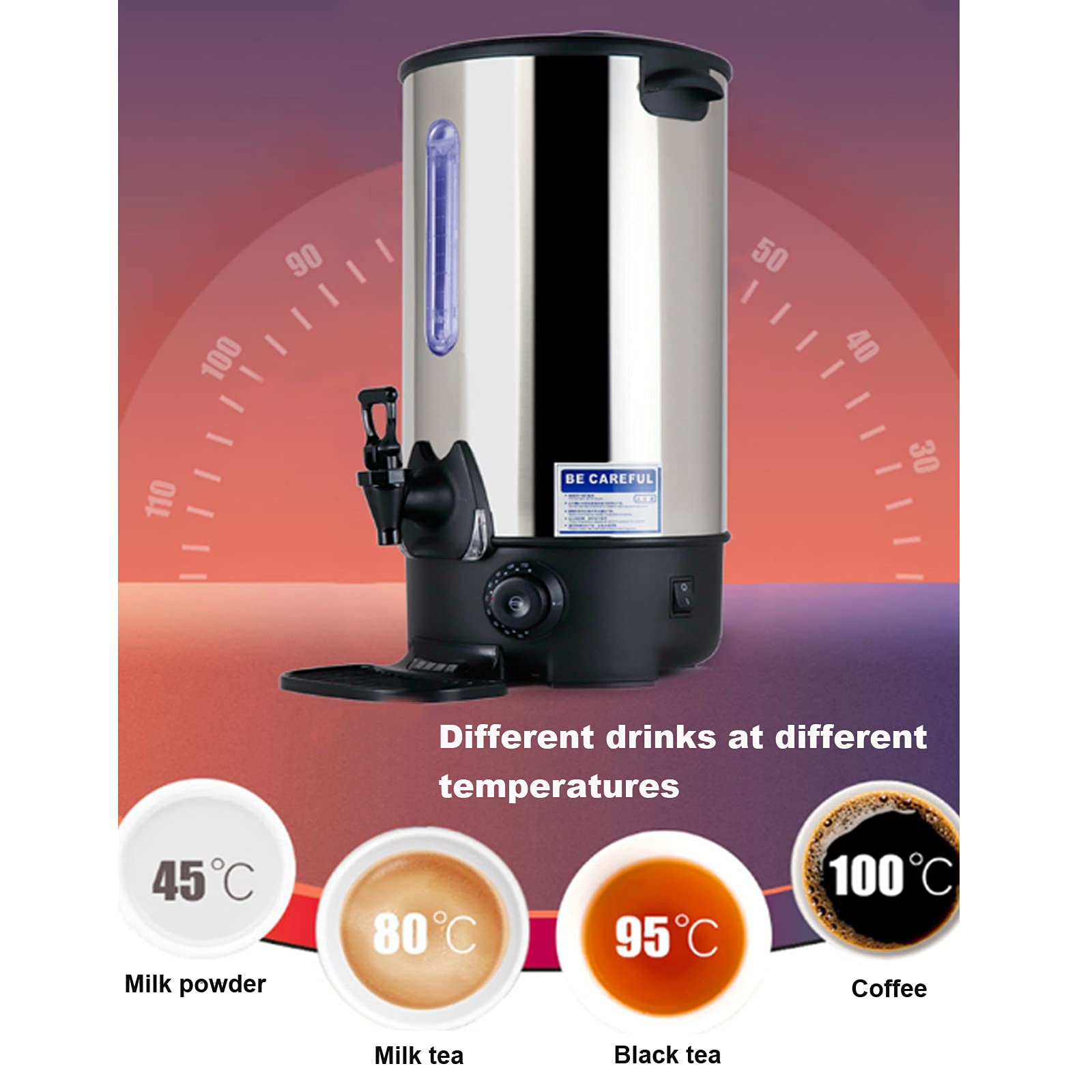 INTBUYING Commercial Office Hot Water Dispenser Boiled Water Bucket  Double-layer Stainless Steel Insulation Barrel Suitable for Coffee Shop,Tea  House and Milk Tea Shop 19.6L : Amazon.ca: Tools u0026 Home Improvement