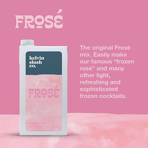 Miniatura 3 de Kelvin Slush Co.  Mezcla orgánica congelada para cócteles y granizados de Frosé  galardonada máquina de granizado y mezcla de licuadora  Cartones de