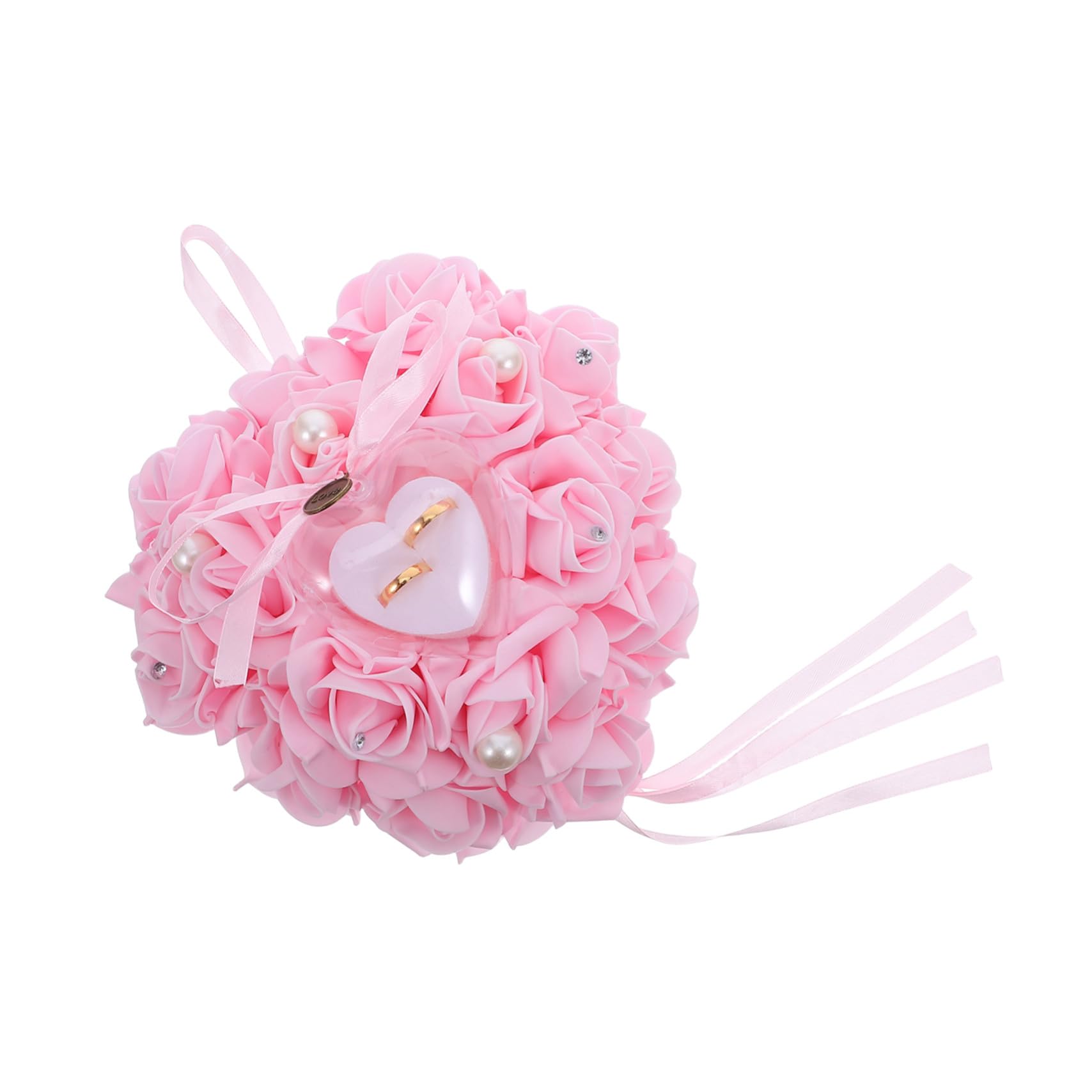 Cojín para anillos de boda elegante en propuestas de matrimonio