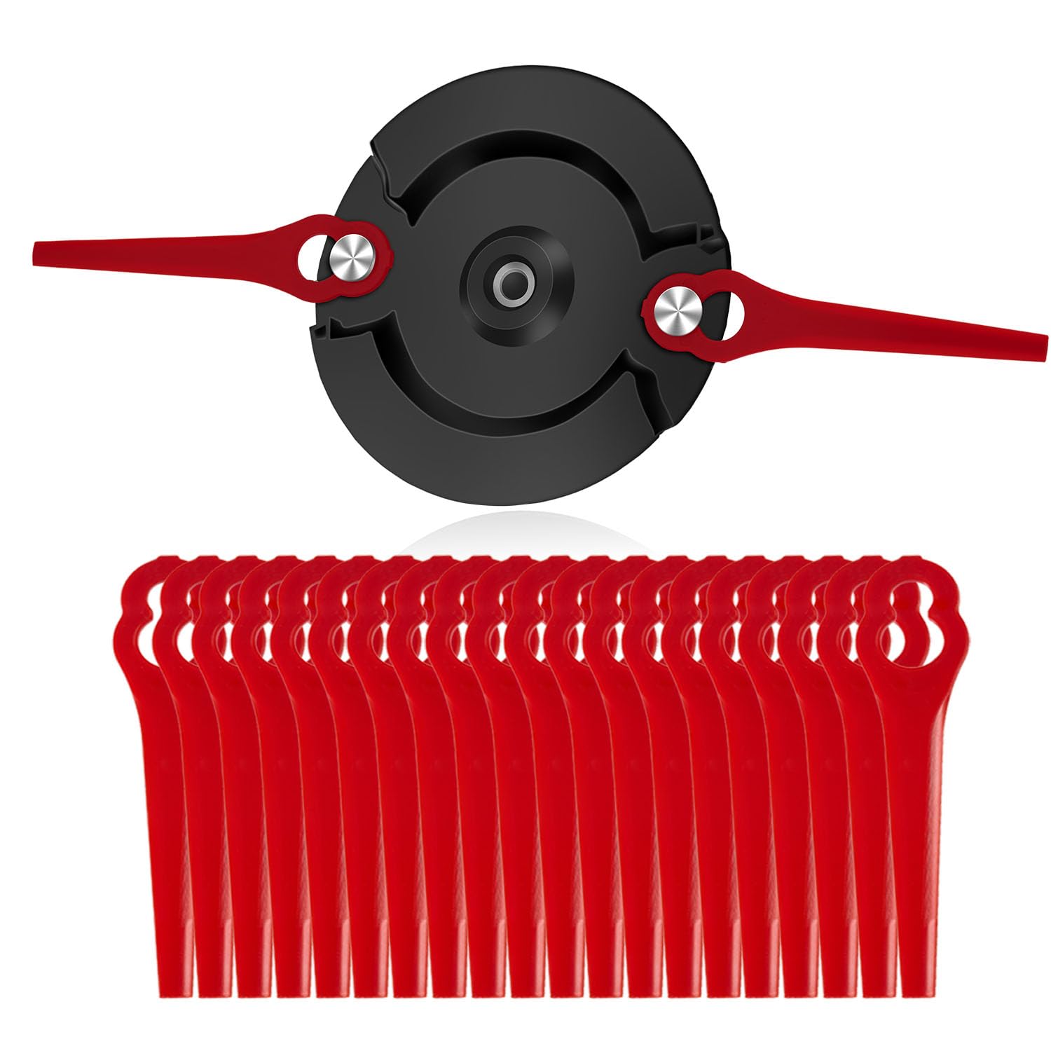 EVEHAP Double Blade Disc Compatible with Cordless Grass Trimmer GE-CT 18 LI, GC-CT 18/24, BG-CT18 LI, BG-CB 18 LI