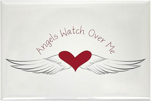 CafePress Angels Watch Magnets Rectangle Magnet, 3"x2" Refrigerator Magnet
