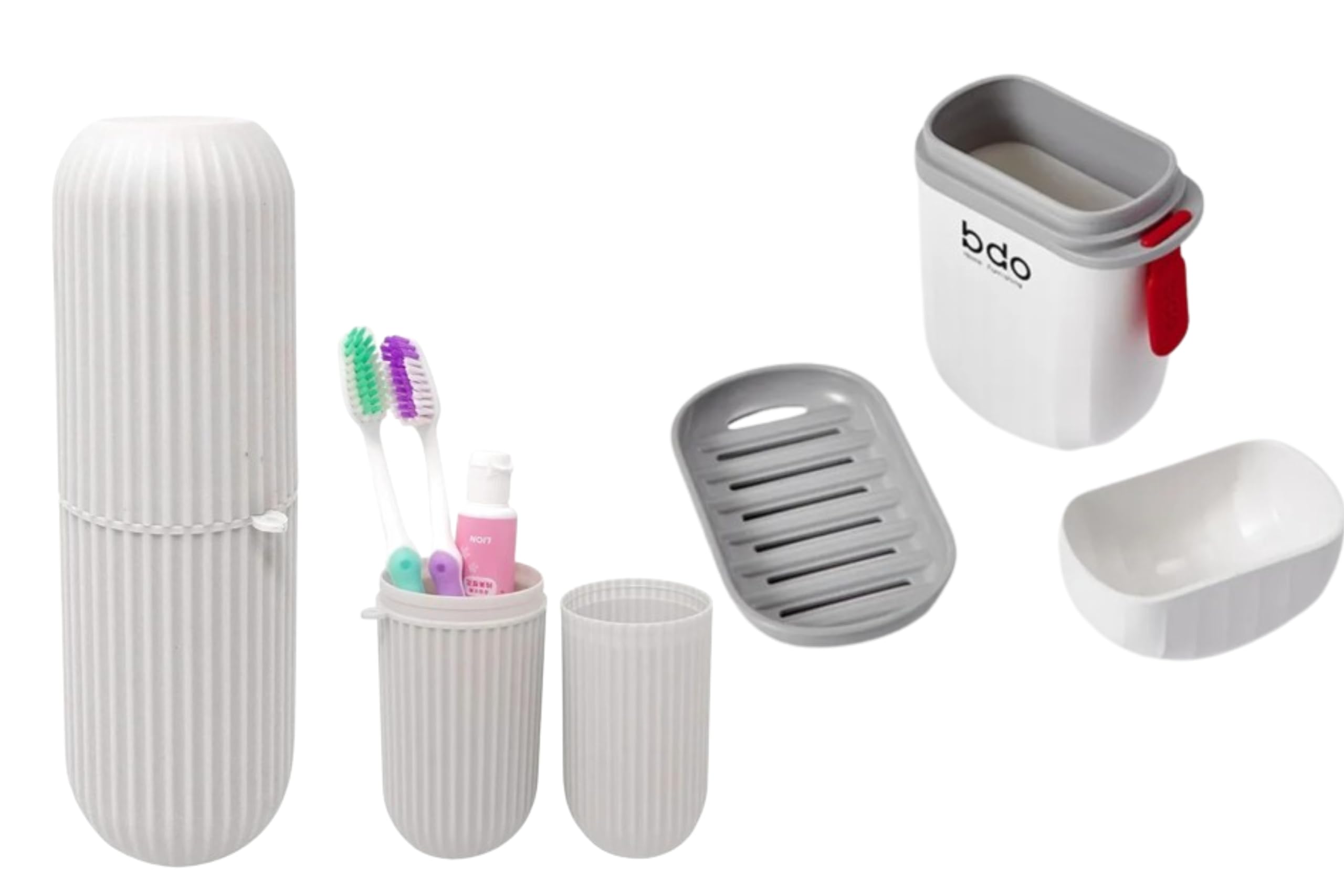 PURCHASE ZONE Travel Soap Box Storage Box Mouthwash Cup Storage Cup Multifunctional Mouthwash Cup [1 Pcs Travel Soap Case 1 Pcs Toothbrush ] (Multicolor, Pack of 1) (B0CT8GTZQV) Amazon Price History, Amazon Price Tracker