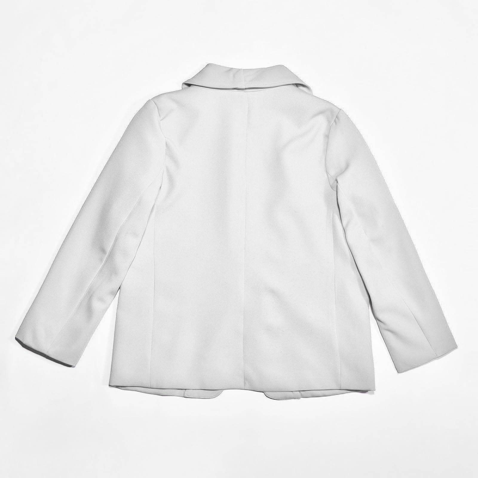 Chaqueta de Traje Formal con Cuello Tipo Chal de Manga Larga para Niñas 6 Años