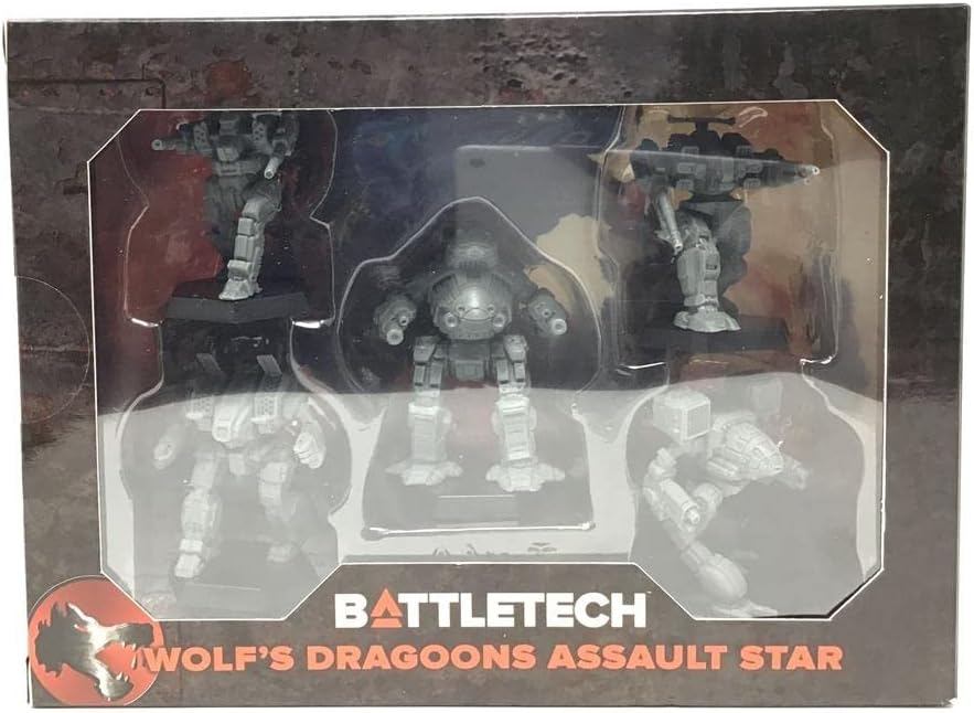 Catalyst Game Labs - BattleTech Wolfs Dragoons Assault Star - Miniature Game - English Version