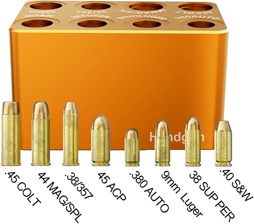 Miniatura 2 de Ludex Medidor de cartucho de verificador de munición para recargar (verificadores de munición, naranja)
