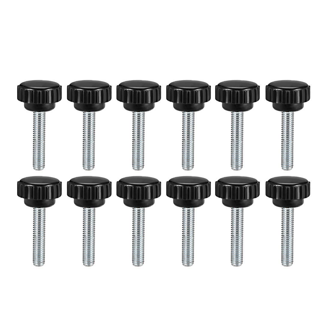 DealMux M6 x 25mm Male Thread Knurled Clamping Knobs Grip Thumb Screw on Type 12 Pcs (B07T13YVBW) Amazon Price History, Amazon Price Tracker