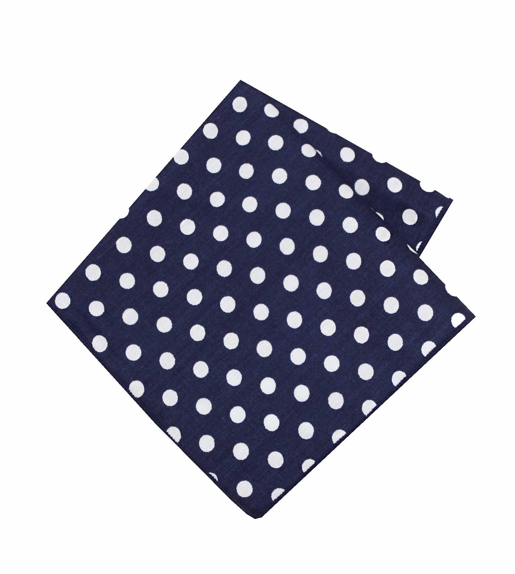 leonardi Mens Pocket Square | Retro Classic | 24 x 24 cm | Soft fabric | Superior finishing | Packaging – folder | Colour- Navy Base White Dot (Set of 1)-picture-32