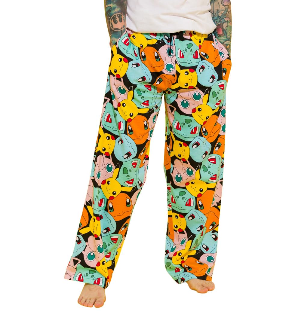 TruffleShuffle Pokemon All Over Print Lounge Pants Off-White