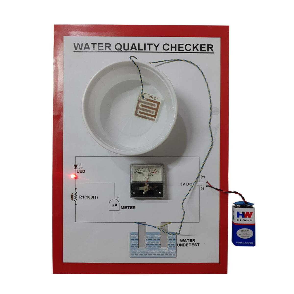 Buy Melody's Hobby Centre Water Quality Checker Science Working Model for Chemistry Detect