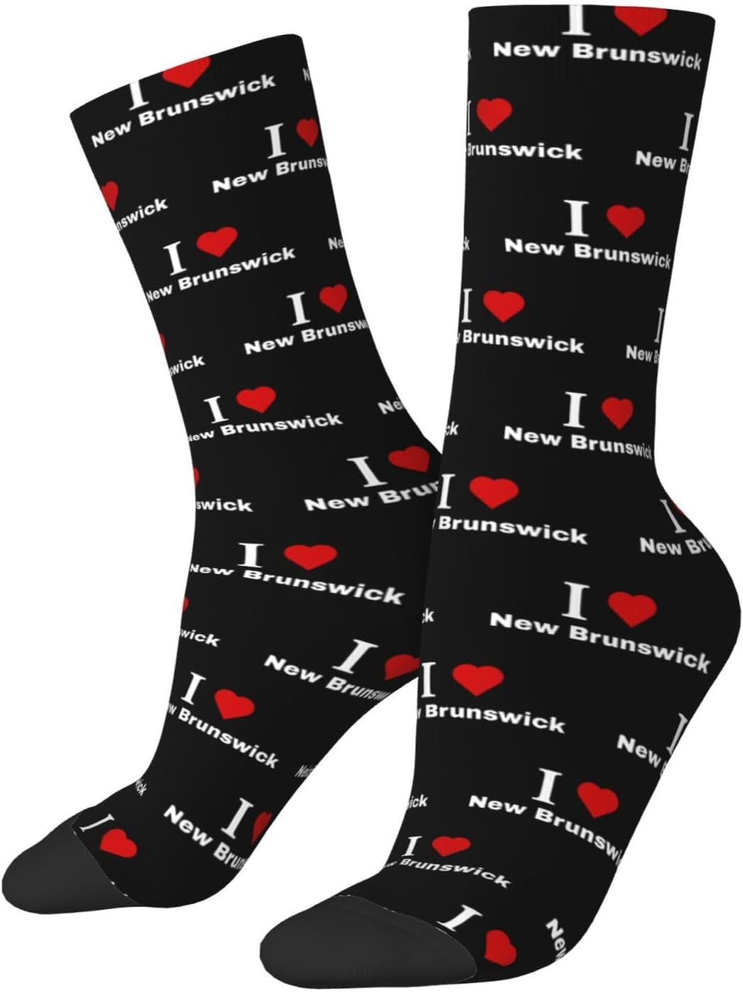 I love New Brunswick Socks For Men Women Sport Crew Athletic Running Wicking Socks