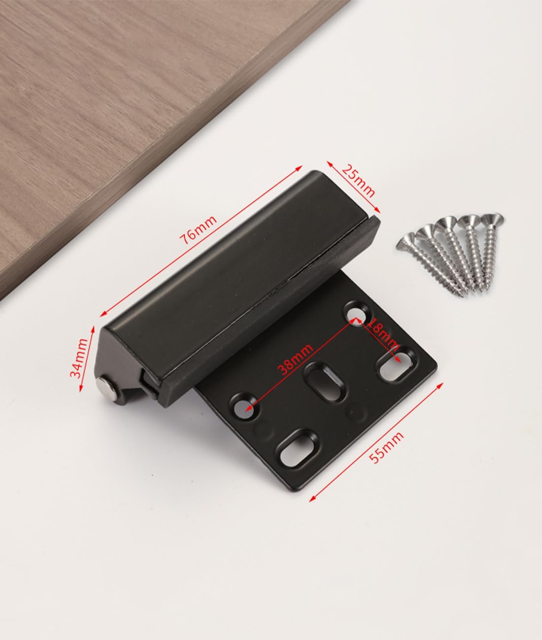 Door Reinforcement Lock Withstands 800lbs of Force Extra Proof Door Lock with 5 Screws