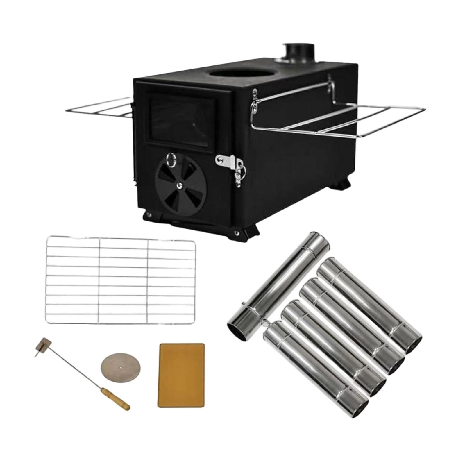 Attrezzo portatile per barbecue – Robusta attrezzatura pieghevole per barbecue per cucinare all'aperto, feste in famiglia e cucinare in viaggio, accessori essenziali per barbecue da campeggio