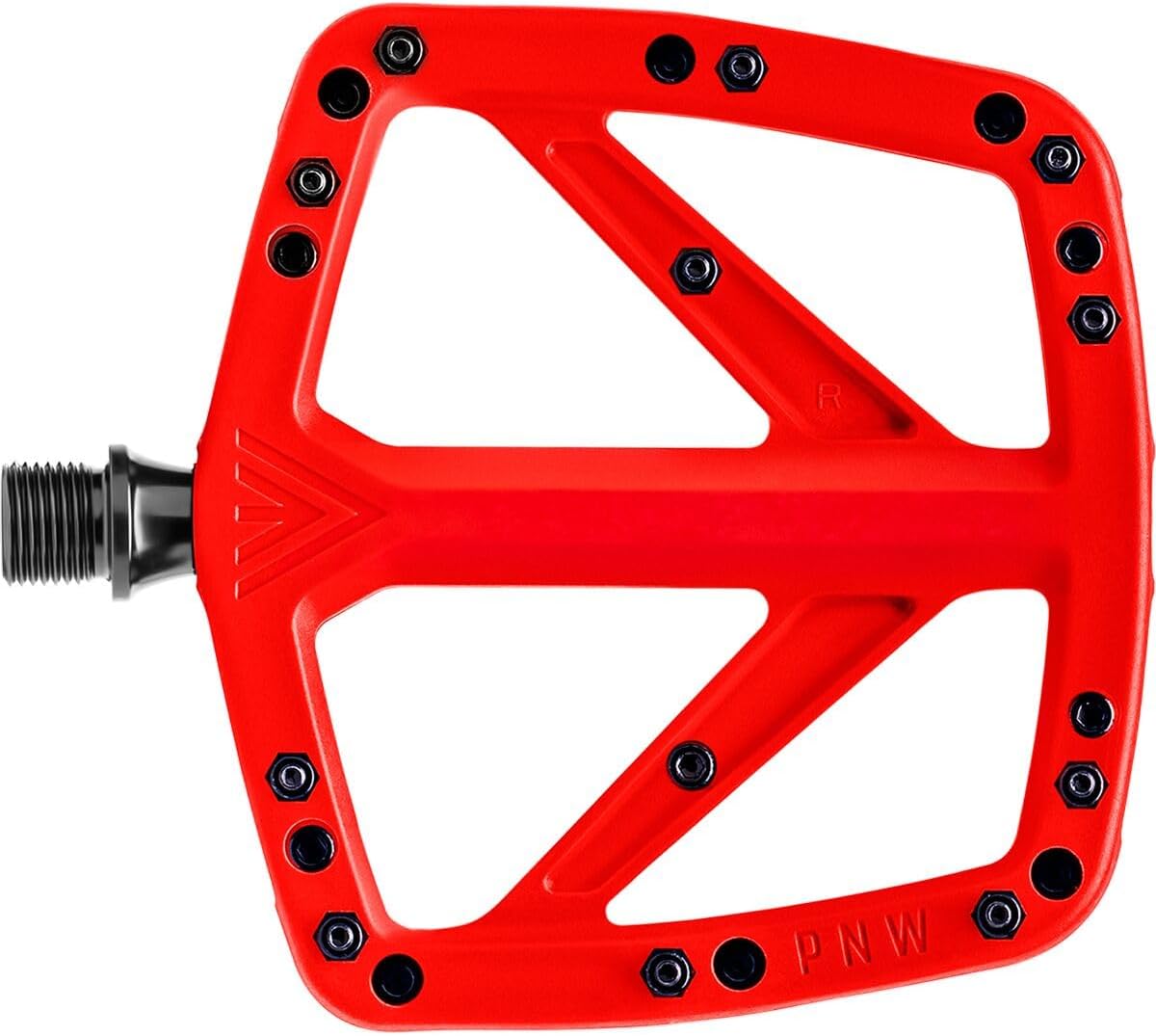 Range Composite MTB Pedals – Nylon Flat Mountain Bike Pedals – Sealed Bearings – Wide Platform – Multiple Colors