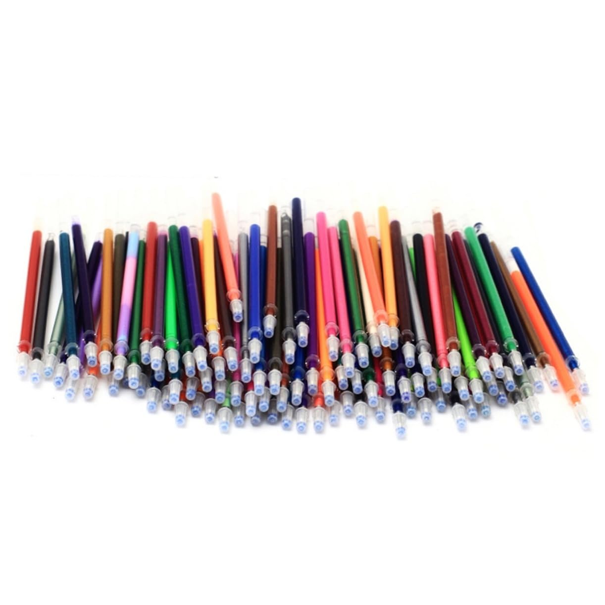 Ciieeo 2pezzi Ricariche Per Penne Gel Colorate Glitter Neon e Pastello Per Colorare Artigianato Doodle e Scrapbooking Inchiostro Resistente e Sicuro