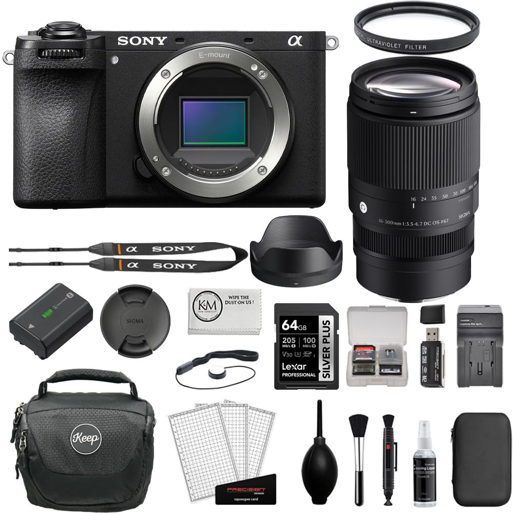 Amazon.com : Sony a6700 Mirrorless Camera with Sigma 16-300mm f