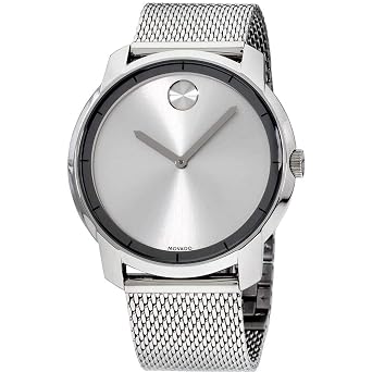 Buy Movado Analog Silver Dial Men's 
