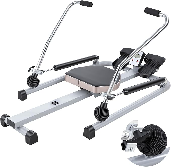 Máquina de Remo Hidráulica Ajustable 110lbs Resistencia miniatura 8