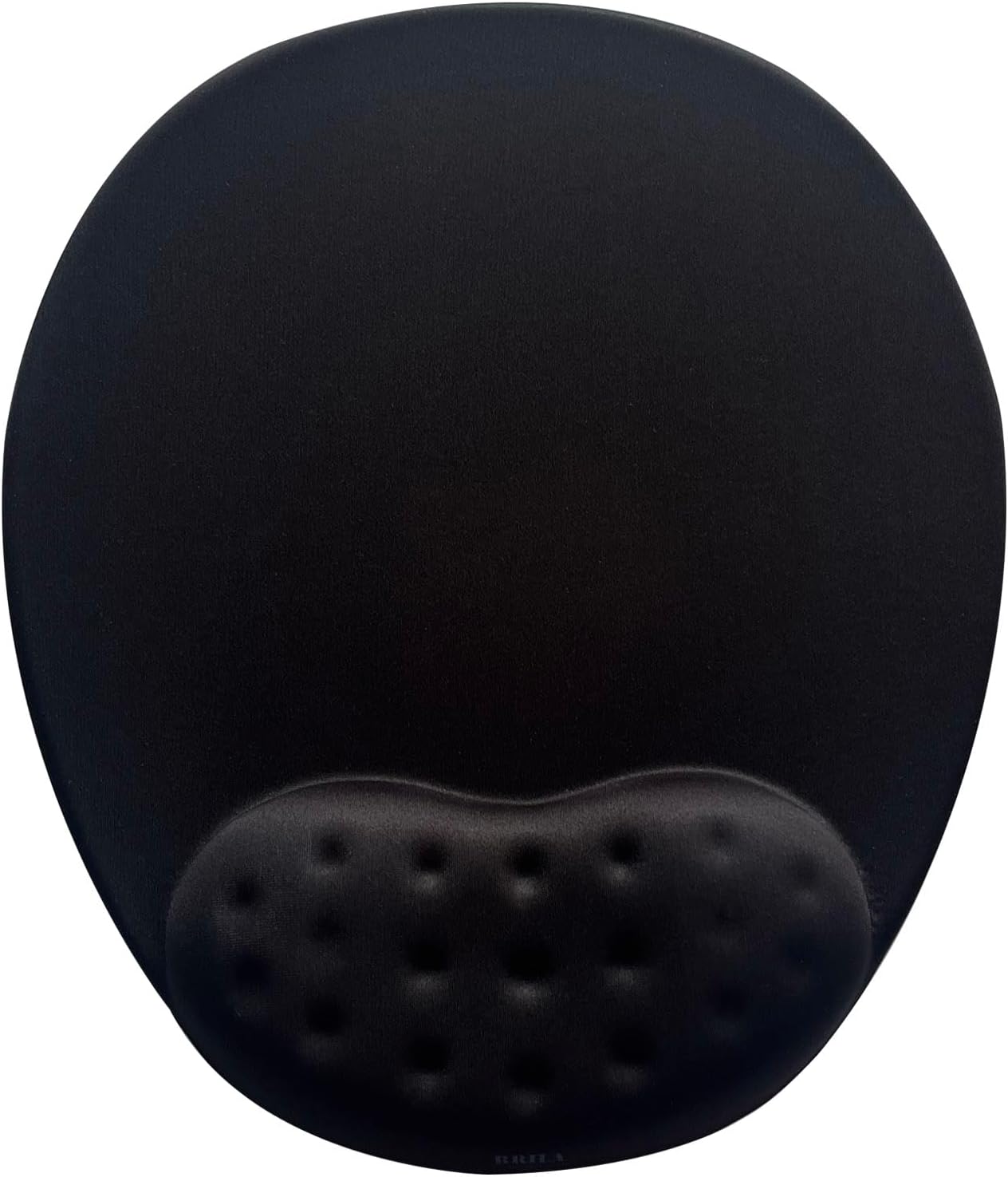 BRILA Large Mouse Pad with Ergonomic Memory Foam Wrist Rest Support - Massage Holes Design - Skidproof Pu Bottom - Wrist Fatigue/Pain Relief Mousepad with Elbow Hand Cushion for Gaming & Work