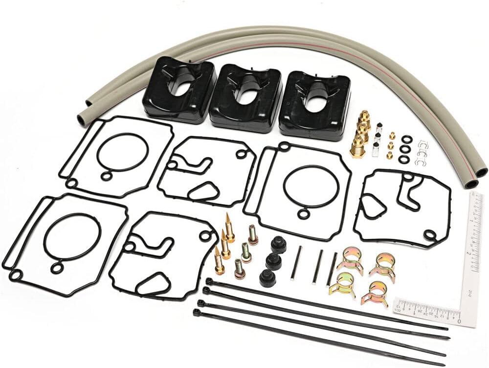 Carburetor Repair Kit for Yamaha 40-50HP 2-Stroke Outboards Carburetor Replaces Yamaha 6H4-W0093-03-00 6H4-W0093-02-00 Sierra 18-7768
