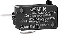 Vista 1 de KW3AT-16 Interruptor de puerta de horno microondas, pieza de repuesto, 16A 125250V, compatible con KW3A, KW3A-16 (1 paquete normalmente cerrado)